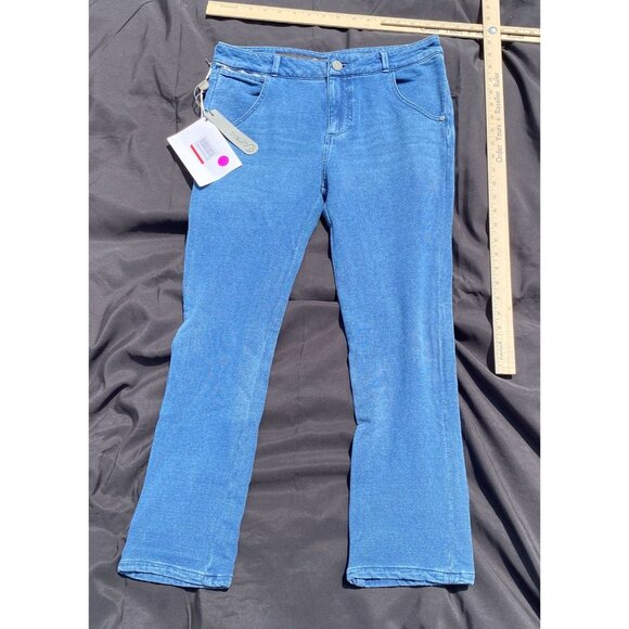 Acynetic‎ Dark Wash Denim Women's Pants 25 NWT - Picture 2 of 6